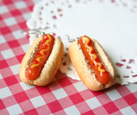 Image 1 of Hotdog earrings