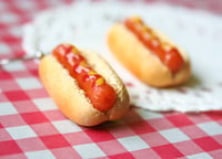 Image 4 of Hotdog earrings