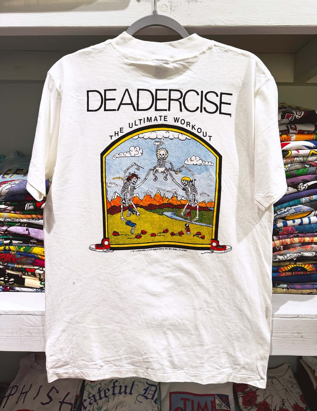Grateful Dead 1985 Deadercise T-Shirt - Size L