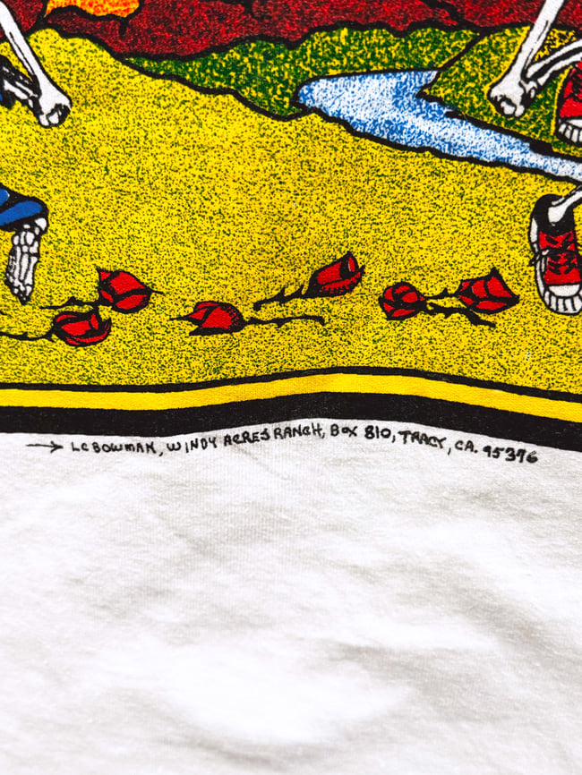 Grateful Dead 1985 Deadercise T-Shirt - Size L