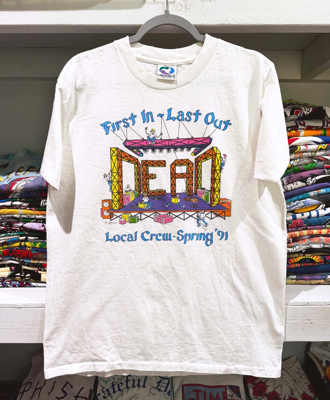 Grateful Dead 1991 Crew T-Shirt - Fits L