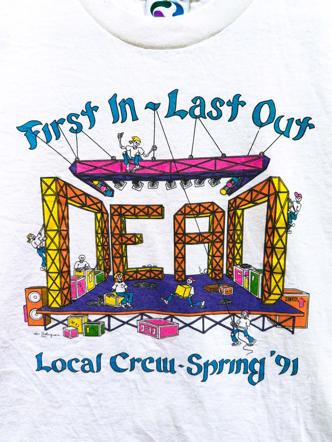 Grateful Dead 1991 Crew T-Shirt - Fits L