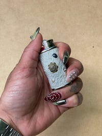 Image 1 of Beachcomber's Lighter Case (neutral shells, pearls)