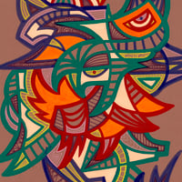 Image 3 of HAWK - 18 x 24" print