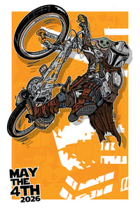 MAY THE 4th CANDALORIAN POSTER