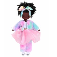 Image 1 of Elara Handmade Linen Tea Party Doll  (PREORDER ITEM - SHIP DATE ON OR BEFORE JUNE  30TH, 2026)