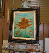 Image 3 of "Landmass" - original oil painting from the "Gothic" edition of "Sorcery: Contested Realm"