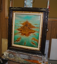 Image 4 of "Landmass" - original oil painting from the "Gothic" edition of "Sorcery: Contested Realm"