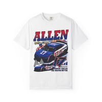 Image 1 of Josh Allen Racing Car T-shirt | #17 Buffalo NY Stock Car Tee