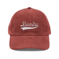 Image 1 of Bonita Embroidered Corduroy Cap