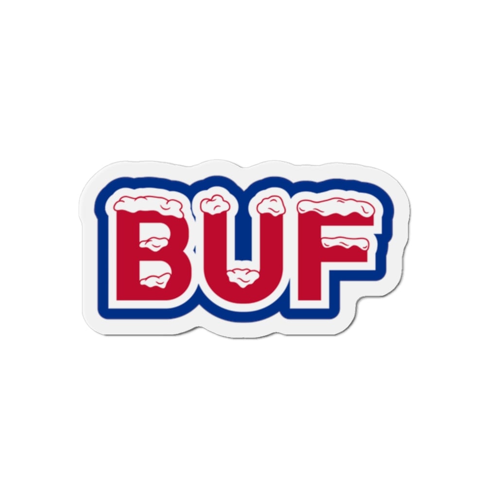Image of Buffalo BUF inspired car magnet