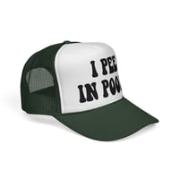 Image 5 of I Pee In Pools Trucker Cap | Funny Statement Mesh Hat