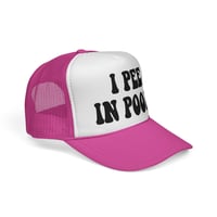 Image 20 of I Pee In Pools Trucker Cap | Funny Statement Mesh Hat