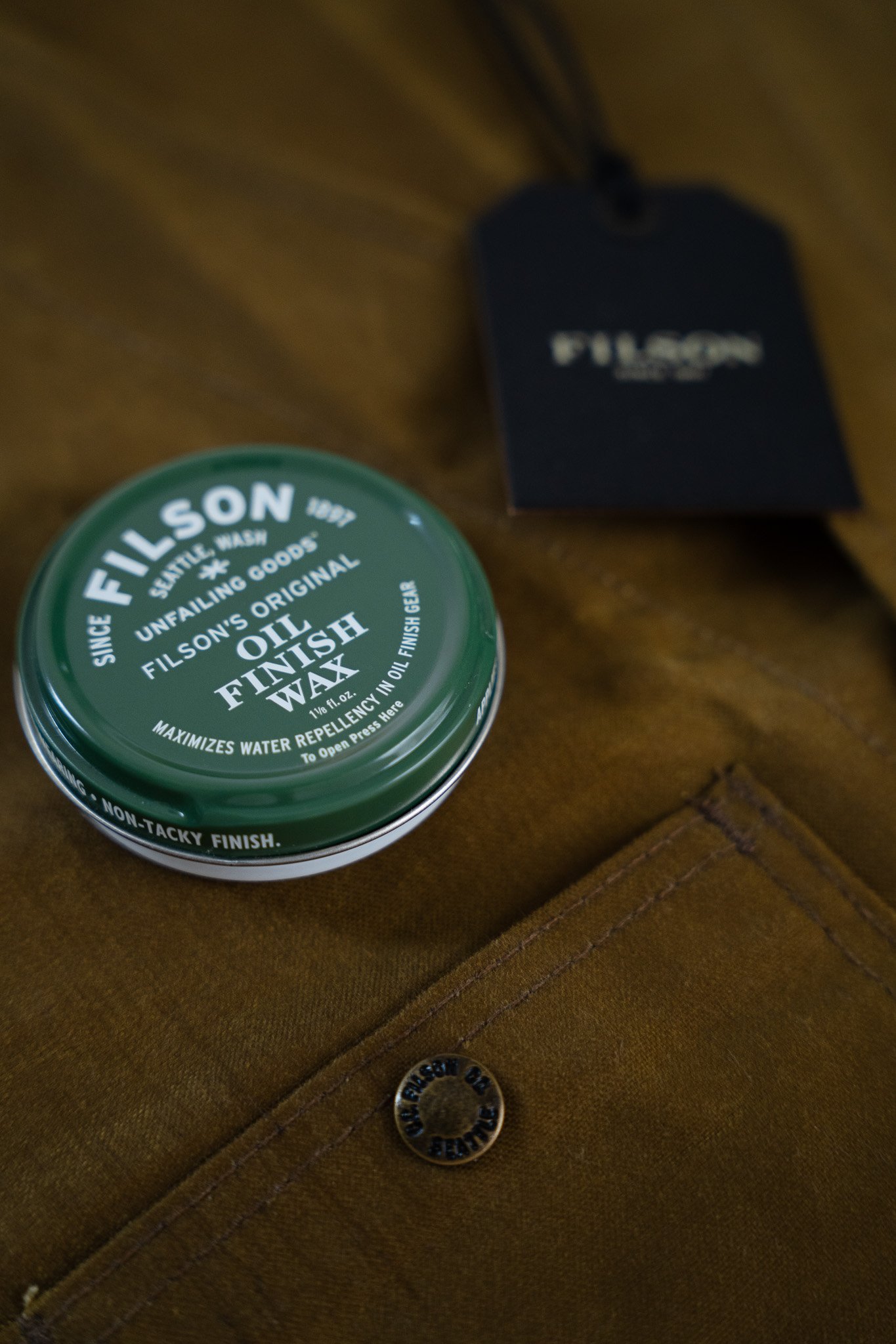 Image of Waxed Filson Vest 