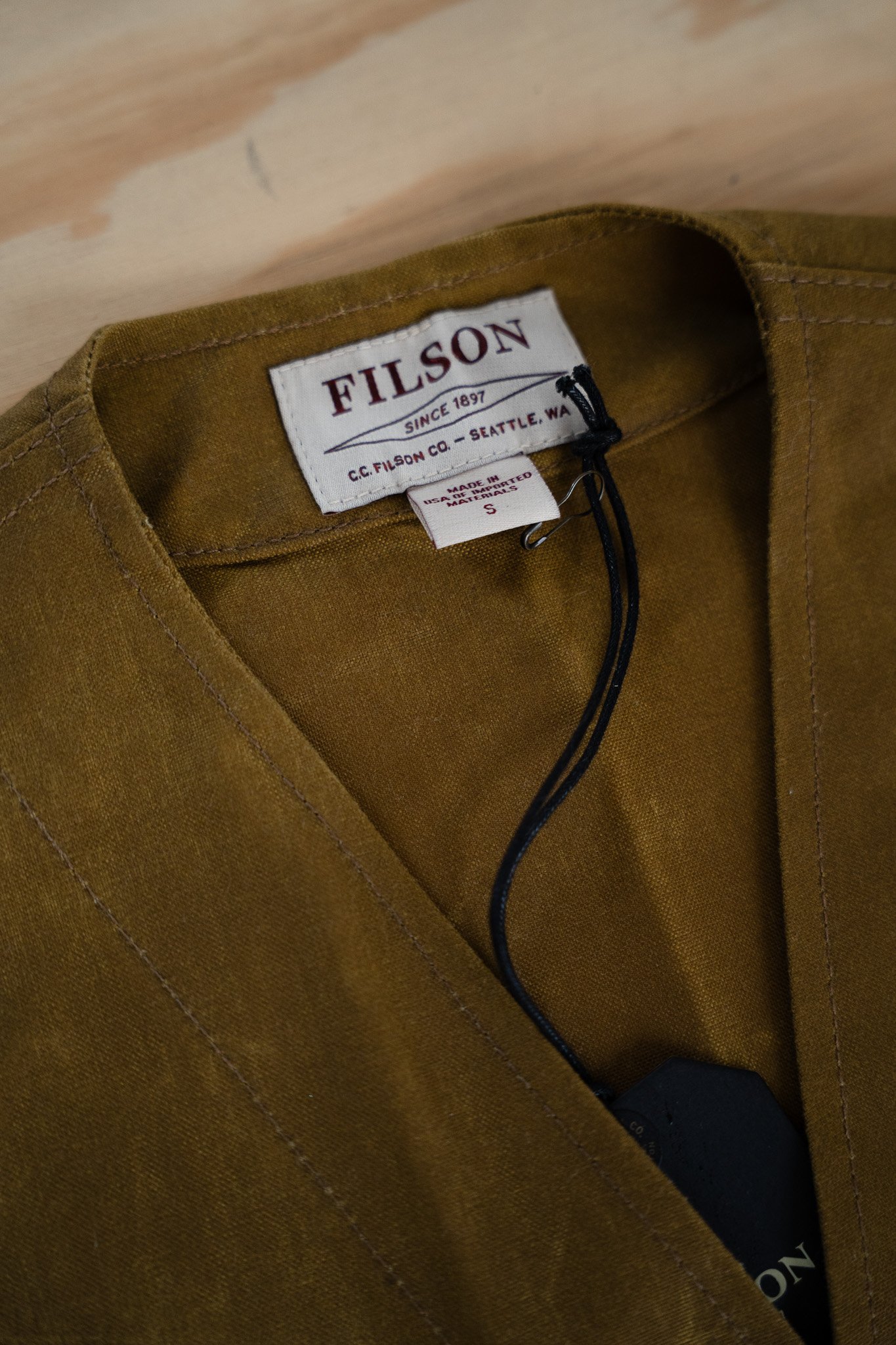 Image of Waxed Filson Vest 