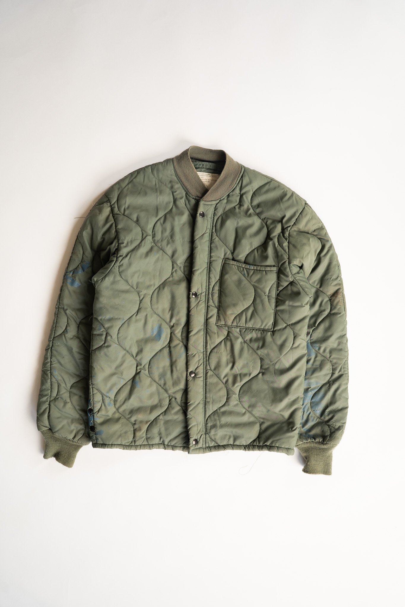 Image of Vintage Military Quilted Liner Jacket