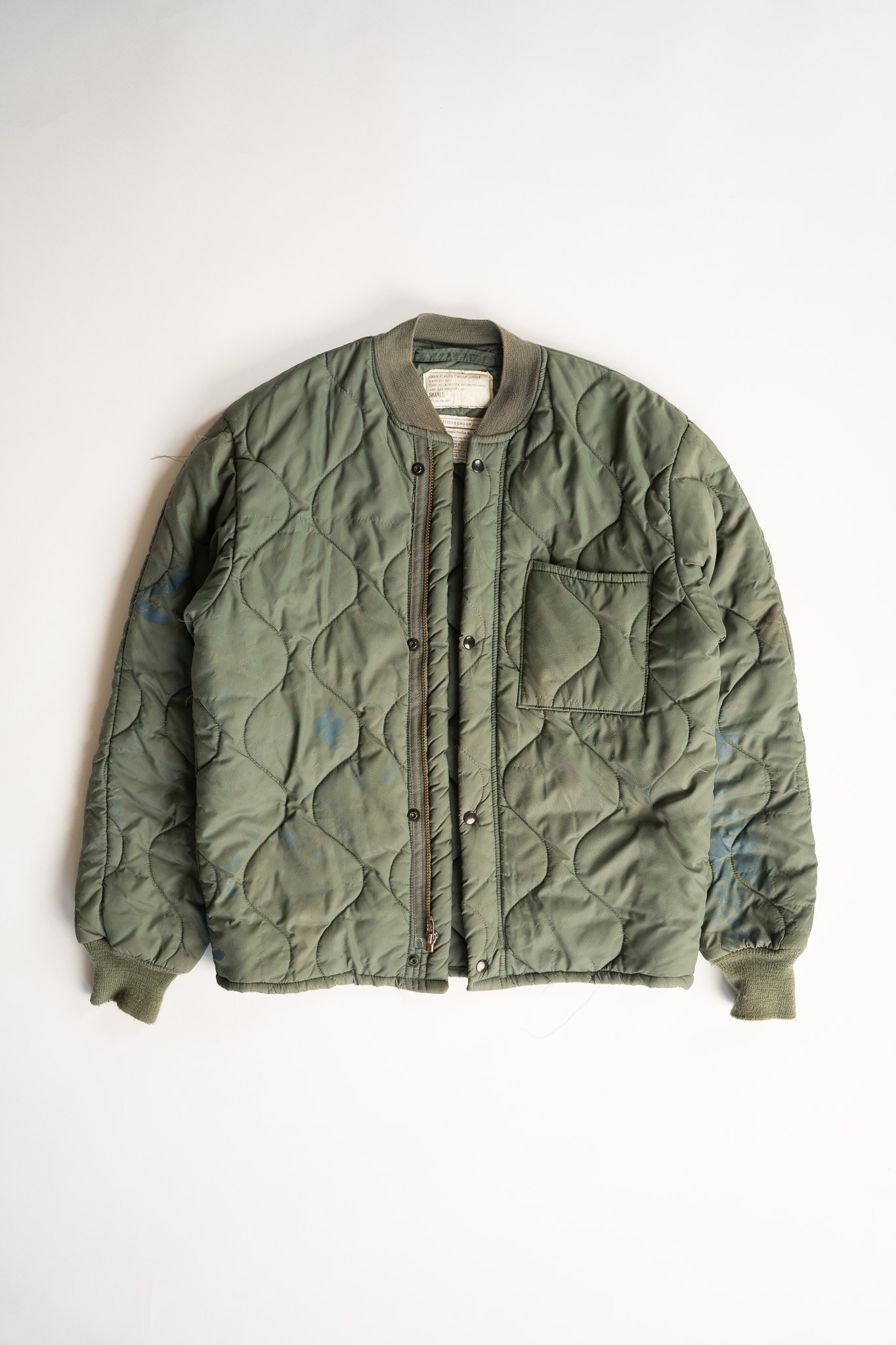 Image of Vintage Military Quilted Liner Jacket