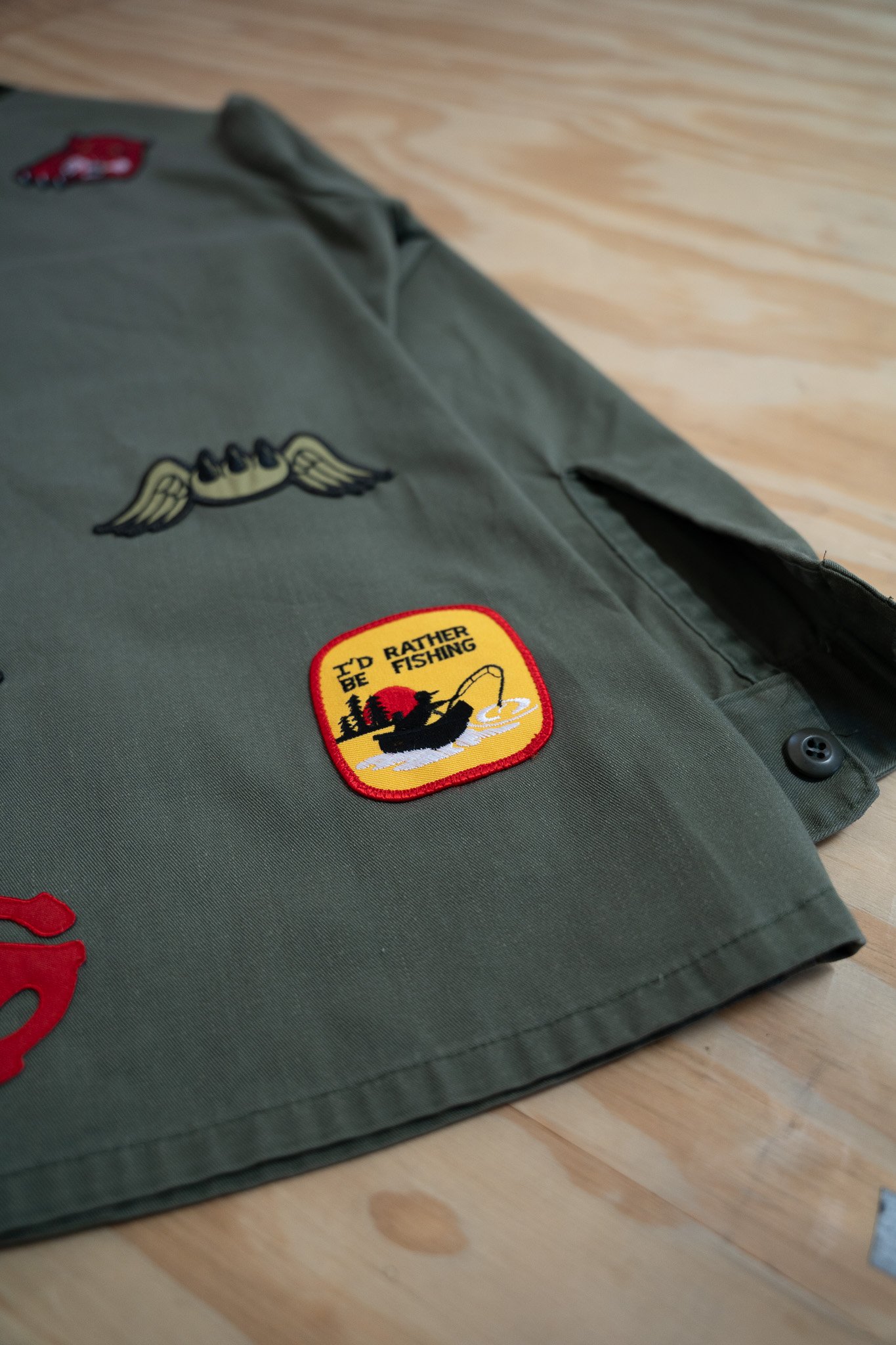 Image of Vintage Patchwork U.S. Army Field Shirt