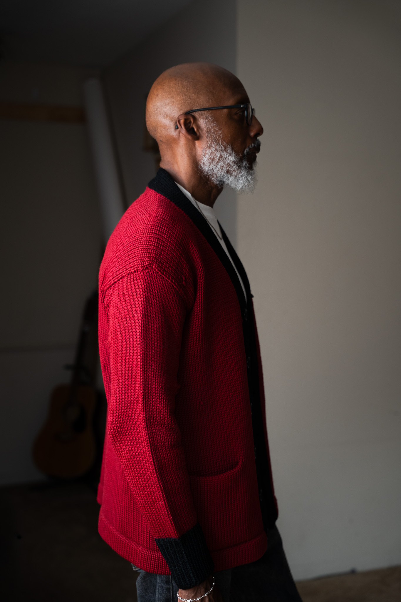 Image of Vintage Letterman Knit Cardigan