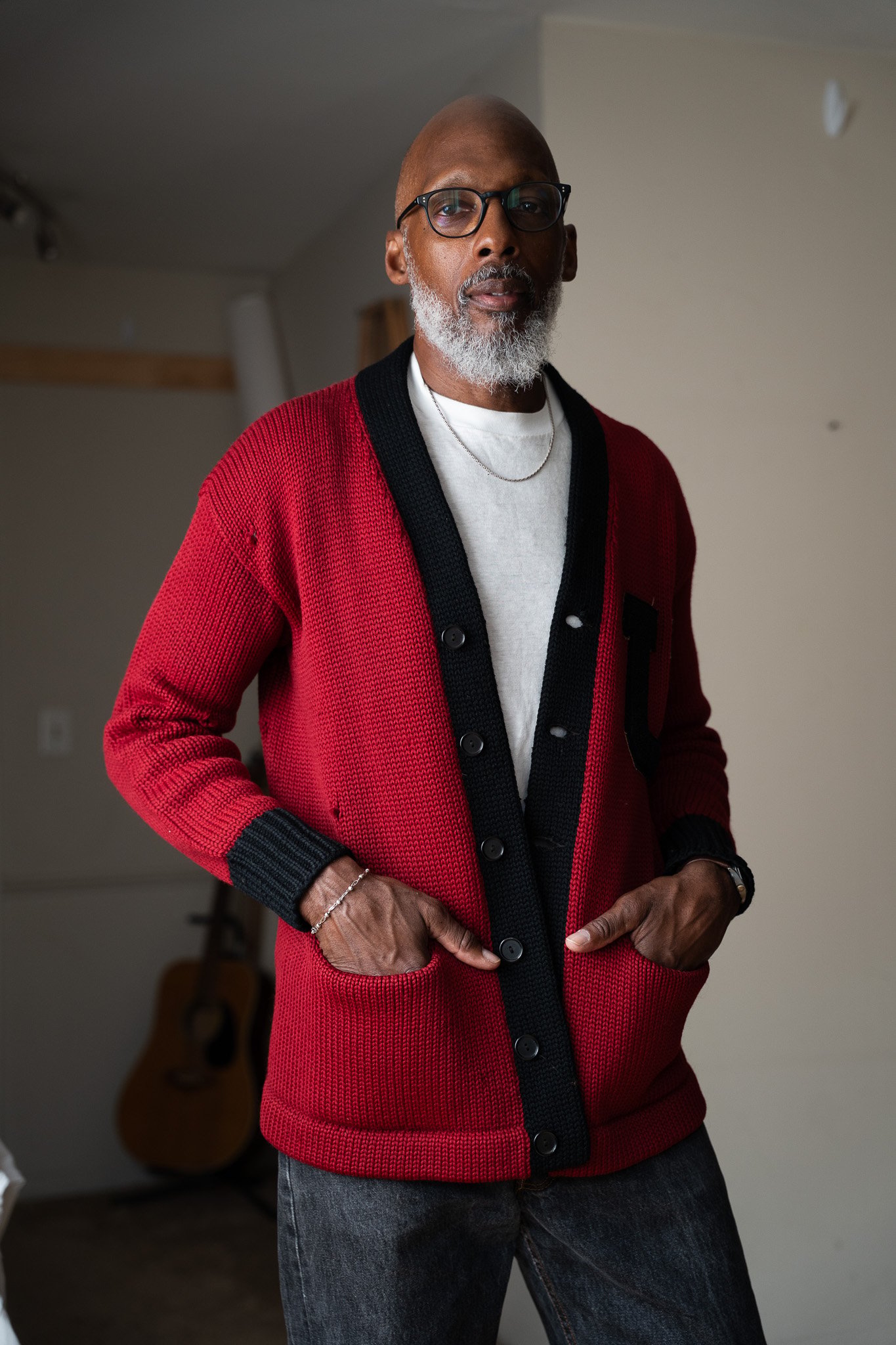 Image of Vintage Letterman Knit Cardigan