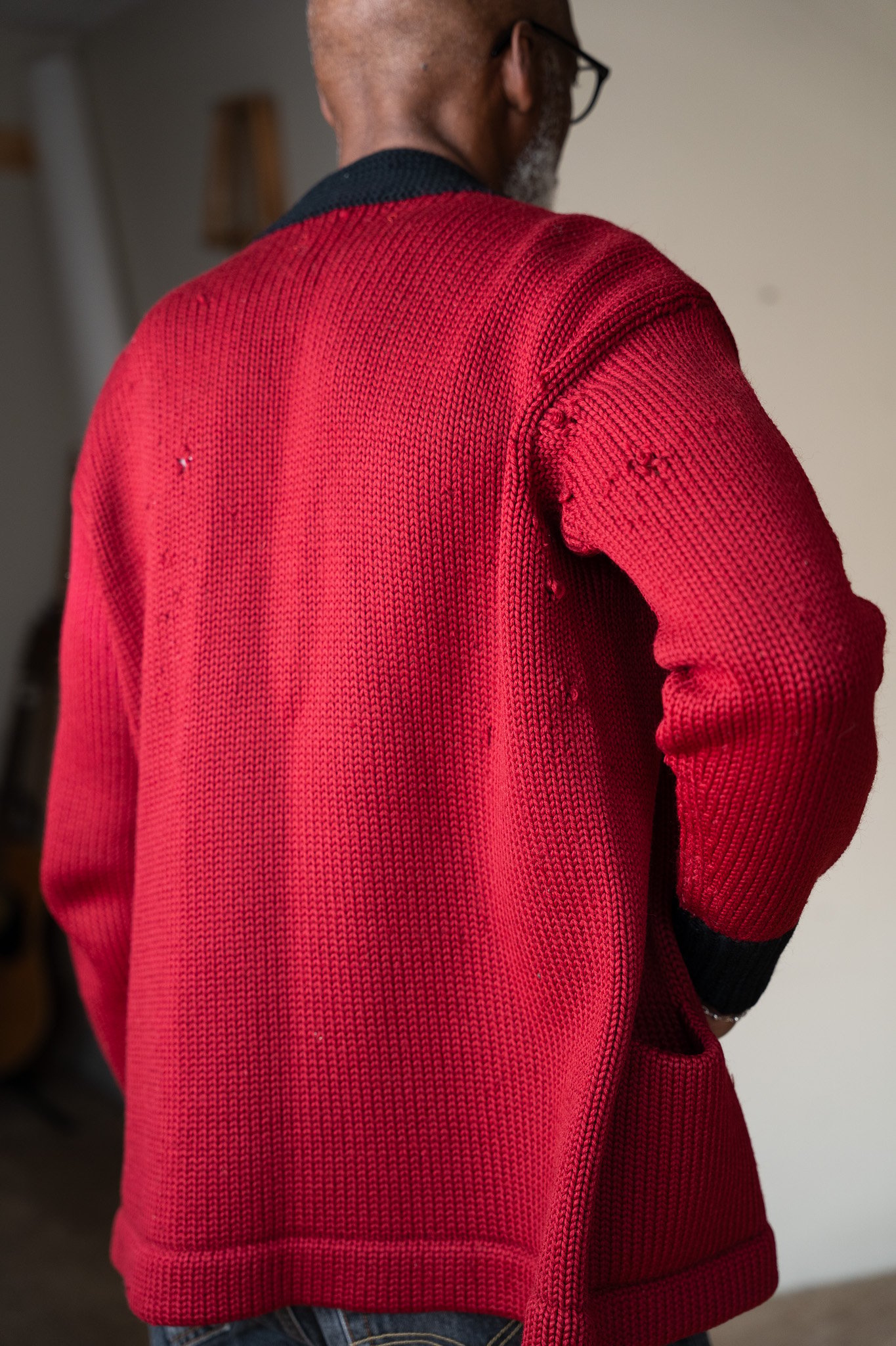 Image of Vintage Letterman Knit Cardigan