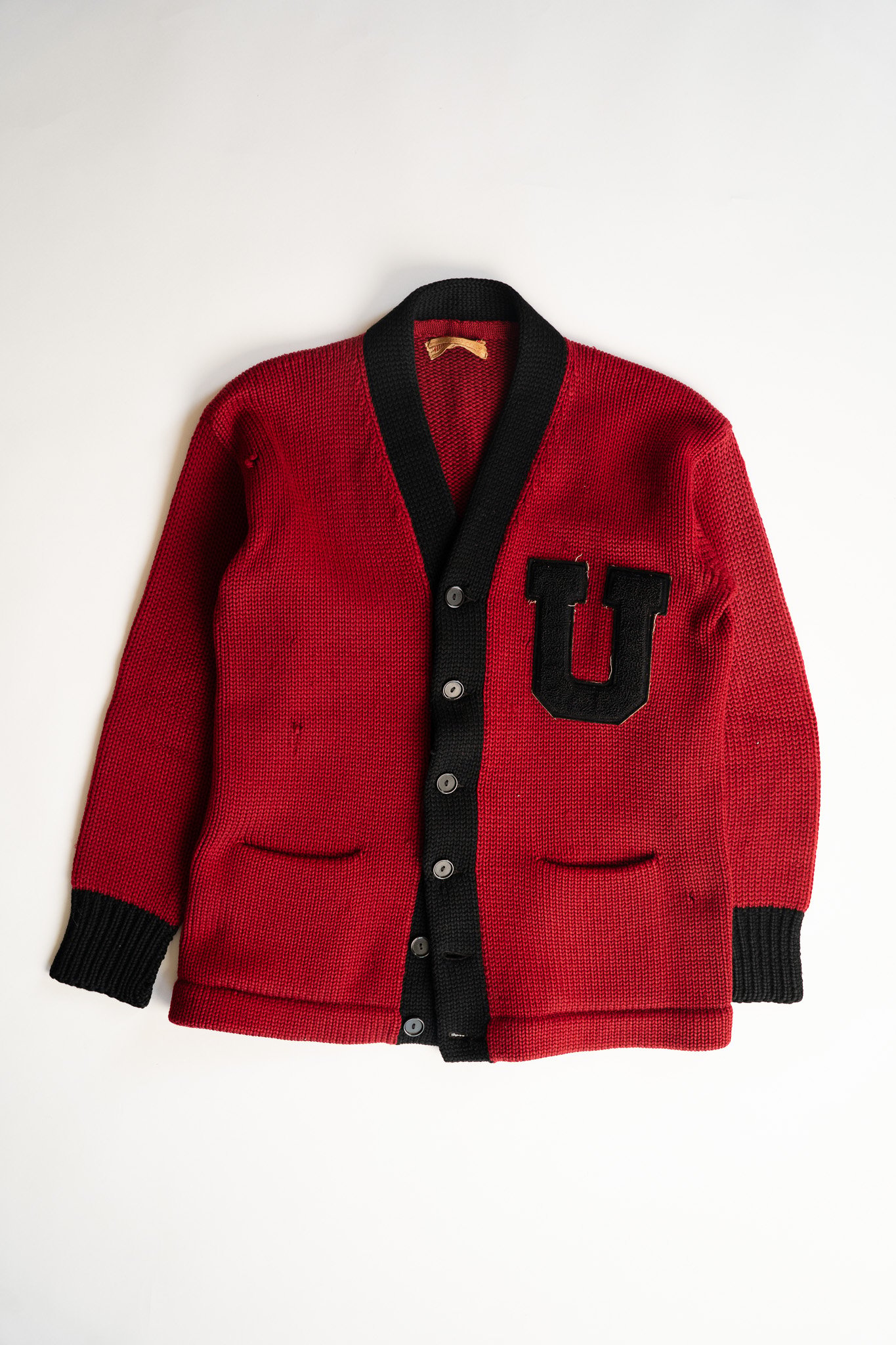 Image of Vintage Letterman Knit Cardigan