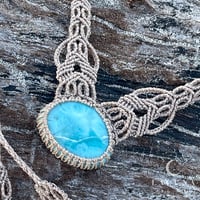 Image 2 of Larimar Ceremonial Piece 