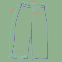 Image 2 of “Tulip Night” sweatpants XL