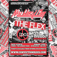 NEW WORLD MAN / THE FLEX / NO IDOLS @ The Lubber Fiend 02/08/26