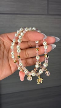 Pink Pearl Princess Bracelet 