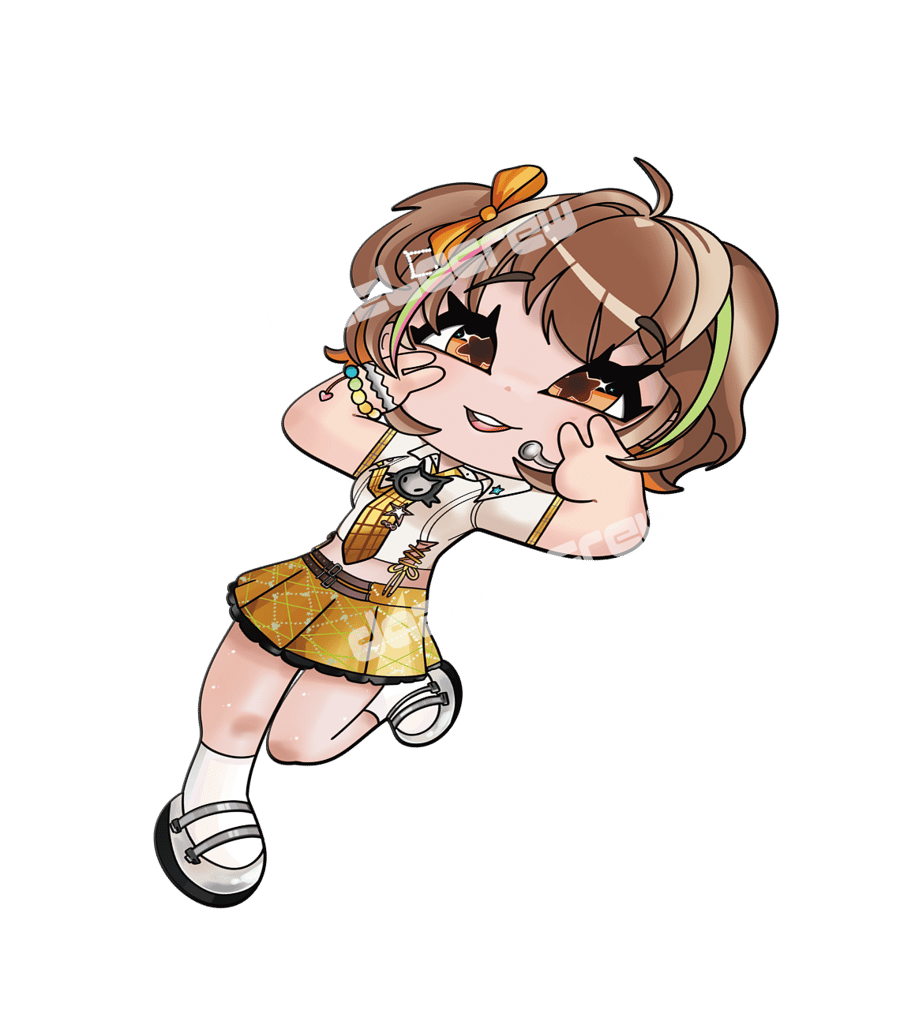 Image of (Pre-order) Anis Nikke T.T. Star Chibi Sticker