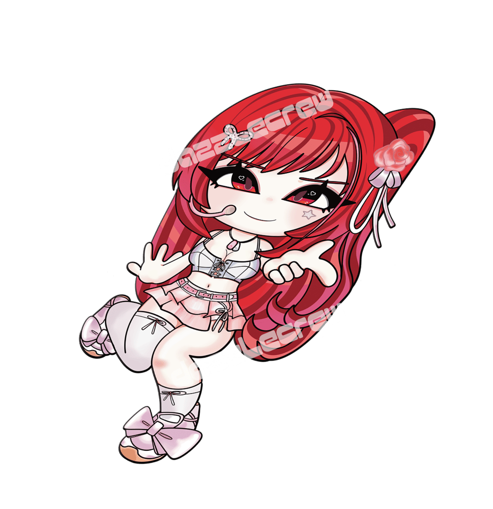 Image of (Pre-order) Rapi Red Hood Nikke Chibi Sticker