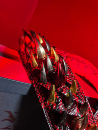Image 4 of FLESHGRATER - "Royal Python" Red/Gold/Black
