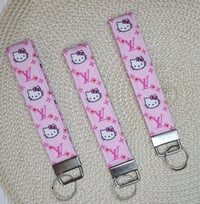 Image 5 of LV inspired wristlet keychains 