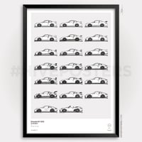 Image 1 of Porsche 911 GT3 Generations Poster