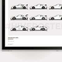 Image 3 of Porsche 911 GT3 Generations Poster