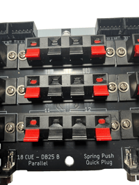 Image 4 of B49 18 CUE - DB25 Bottom / Spring Push Release/ 6-6PIN Quick Plug