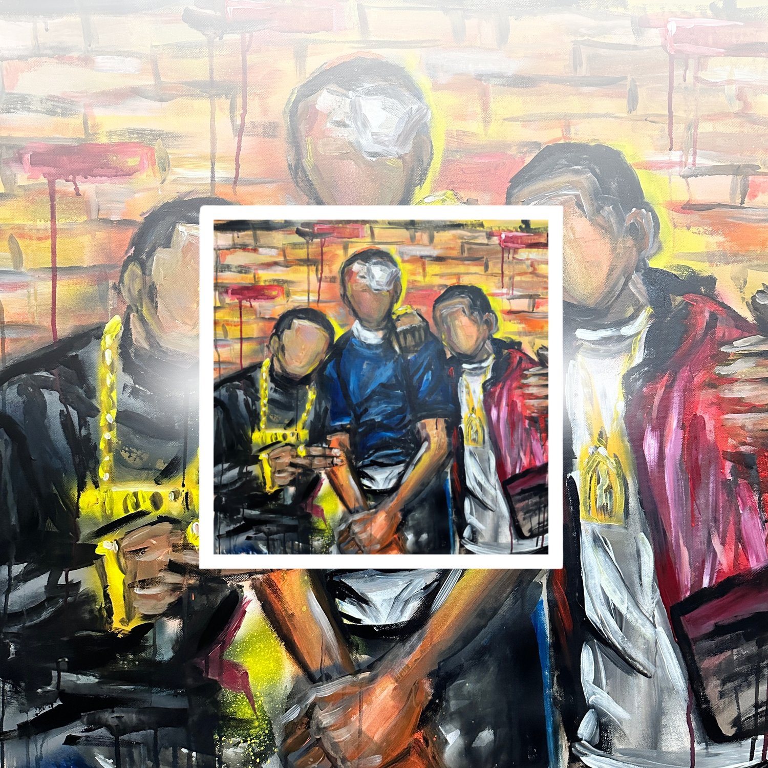 MITCH, ACE & RICO PRINT / 16x16"
