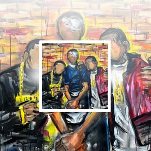 MITCH, ACE & RICO PRINT / 16x16"