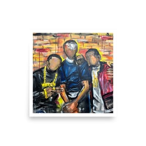 MITCH, ACE & RICO PRINT / 16x16"