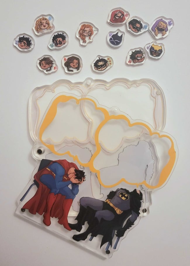 Superbat Tired Dads Shaker Charm (Compact Version!)
