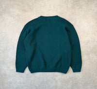 Image 3 of Patagonia Crew Knit Green XL Vintage 1990's