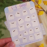 Image 1 of G G Ghost ~ Sticker Sheets
