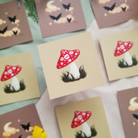 Image 1 of Skull Shroom ~ Art Prints