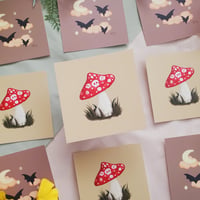 Image 3 of Skull Shroom ~ Art Prints