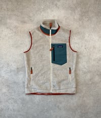 Image 1 of Patagonia Retro-X Fleece Vest Natural Nouveau Green Large Womens 