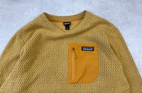 Image 2 of Patagonia R1 Air Crew Fleece Pullover Cabin Gold Medium Mens 
