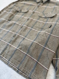 Image 3 of Patagonia Flannel Shirt Brown Medium Vintage 1997