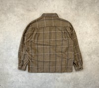 Image 4 of Patagonia Flannel Shirt Brown Medium Vintage 1997