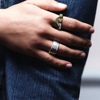 Image 4 of Fan Ring (Sterling Silver)